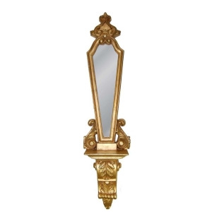 Hickory Manor Shelf Mirror/Gold Leaf Hm9720gl - All