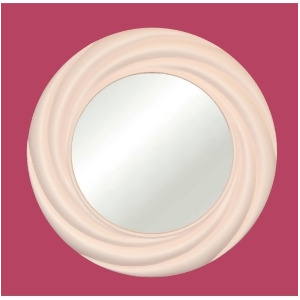 Hickory Manor Vogue Mirror 21 Diameter Powder Puff Pink Kt001ppp - All
