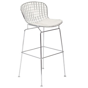 Modway Furniture Cad Bar Stool White Eei-162-whi - All