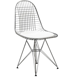 Modway Furniture Tower Dining Side Chair White Eei-200-whi - All