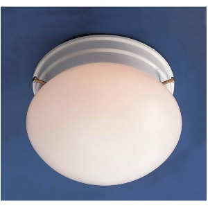 Volume Lighting 1-Light White Flush Mount Ceiling Fixture White V7006-6 - All