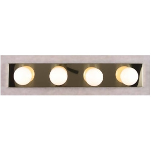 Volume Lighting 4-Light Polished Brass Bathroom Vanity Polished Brass V1024-2 - All