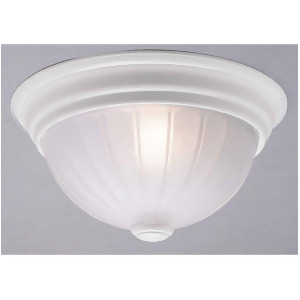 Volume Lighting 2-Light White Flush Mount Ceiling Fixture White V7822-6 - All
