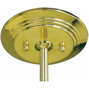 Volume Lighting Polished Brass Sloped Ceiling Canopy Polished Brass V0169-2 - All
