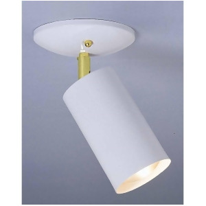 Volume Lighting 1-Light White Flush Mount Ceiling Fixture White V1011-6 - All