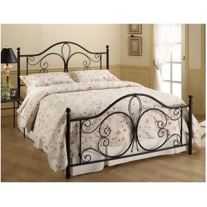 Hillsdale Furniture Milwaukee Bed Set Full w/Rails Antique Brown 1014Bfr - All