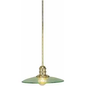 Volume Lighting Edo 1-Light Polished Brass Pendant Polished Brass V1873-2 - All