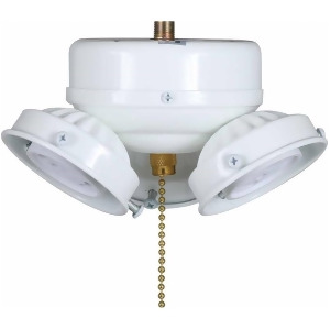 Volume Lighting 4-Light White Ceiling Fan Light Kit White V0603-6 - All