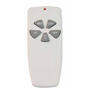 Volume Lighting White Hand-Held Remote Control White V0934 - All