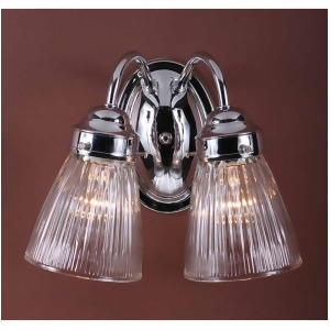 Volume Lighting 2-Light Chrome Bathroom Vanity Chrome V1622-3 - All