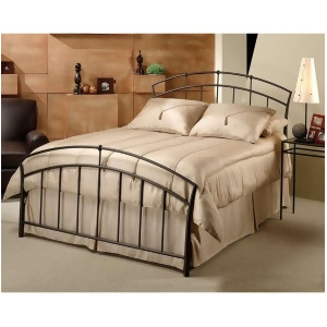 Hillsdale Furniture Vancouver Bed Set Queen w/Rails Antique Brown 1024Bqr - All
