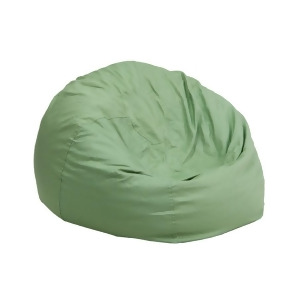 Flash Furniture Green Fabric Kids Bean Bag Green Dg-bean-small-solid-grn-gg - All