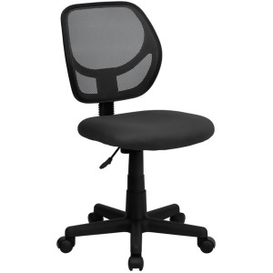 Flash Furniture Gray Mesh Chair Gray Wa-3074-gy-gg - All