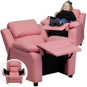 Flash Furniture Pink Kids Recliner Pink Bt-7985-kid-pink-gg - All