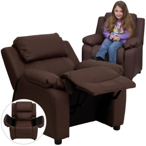 Flash Furniture Brown Kids Recliner Brown Bt-7985-kid-brn-lea-gg - All