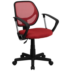 Flash Furniture Red Mesh Chair Red Wa-3074-rd-a-gg - All