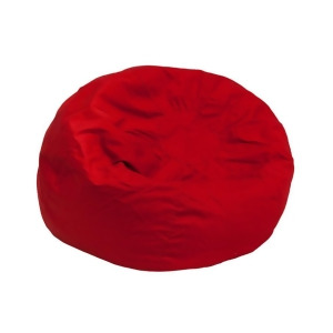 Flash Furniture Red Fabric Kids Bean Bag Red Dg-bean-small-solid-red-gg - All