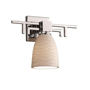 Justice Design Wall Sconce Por-8701-18-wave-crom - All