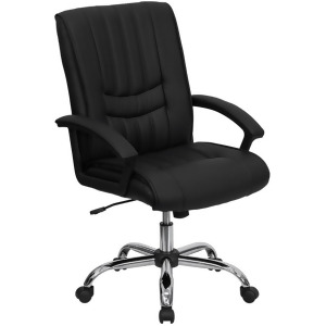 Flash Furniture Bonded Leather Office Chair Black Bt-9076-bk-gg - All