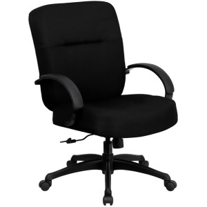 Flash Furniture Big And Tall Office Chair Black Wl-723atg-bk-gg - All
