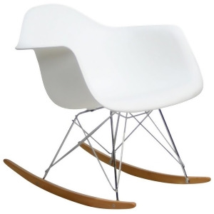 Modway Furniture Rocker Lounge Chair White Eei-147-whi - All
