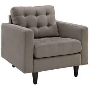 Modway Furniture Empress Upholstered Armchair Granite Eei-1013-gra - All