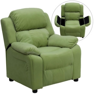 Flash Furniture Green Kids Recliner Green Bt-7985-kid-mic-avo-gg - All