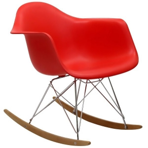 Modway Furniture Rocker Lounge Chair Red Eei-147-red - All