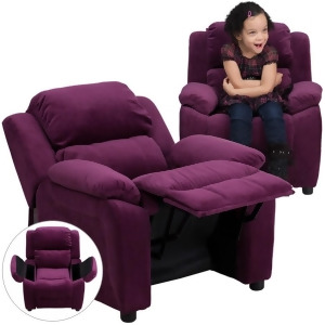 Flash Furniture Purple Kids Recliner Purple Bt-7985-kid-mic-pur-gg - All
