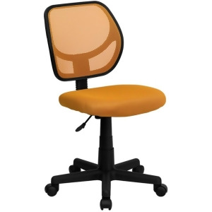 Flash Furniture Orange Mesh Chair Orange Wa-3074-or-gg - All