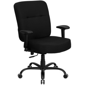 Flash Furniture Big And Tall Office Chair Black Wl-735syg-bk-a-gg - All