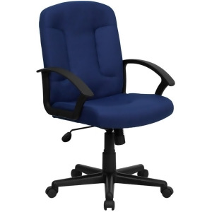 Flash Furniture Blue Fabric Office Chair Blue Go-st-6-nvy-gg - All