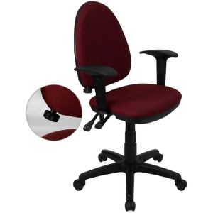 Flash Furniture Burgundy Fabric Office Chair Burgundy Wl-a654mg-by-a-gg - All