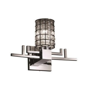 Justice Design Wall Sconce Wgl-8701-10-grcb-crom - All