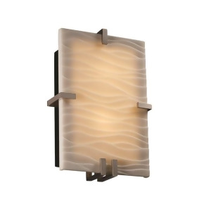 Justice Design Wall Sconce Pna-5551-wave-nckl - All