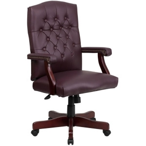 Flash Furniture Bonded Leather Office Chair Burgundy 801L-lf0019-by-lea-gg - All