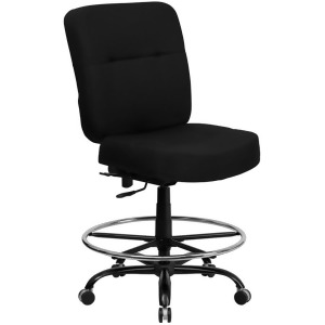 Flash Furniture Big And Tall Office Chair Black Wl-735syg-bk-d-gg - All