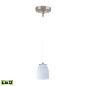 Elk Lighting Low Voltage Led Collection 1Light Mini Pendant Pf1000-1-led-bn-wh - All