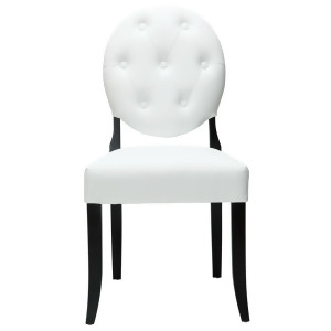 Modway Furniture Button Dining Side Chair White Eei-815-whi - All
