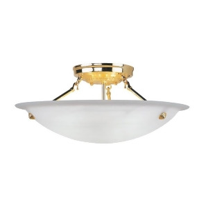 Livex Lighting Oasis Ceiling Mount in Polished Brass 4274-02 - All
