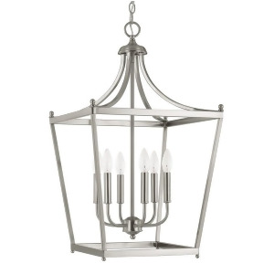 Capital Lighting The Stanton Collection 6 Light Foyer Brushed Nickel 9552Bn - All