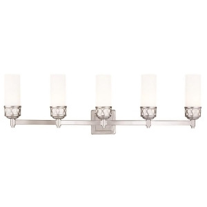 Livex Lighting Westfield Bathroom Vanity Lighting Chrome 47185-05 - All