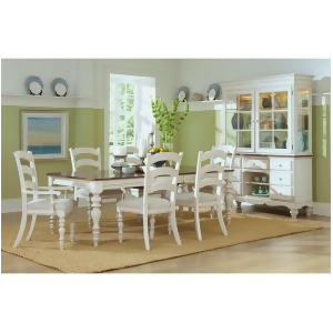 Hillsdale Pine Island 7 Pc Dining Set w/ Chairs Old White 5265Dtbrcl7 - All