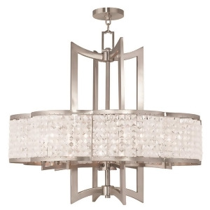 Livex Lighting Grammercy Chandeliers Brushed Nickel 50578-91 - All