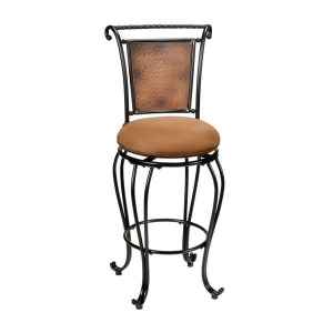 Hillsdale Milan Counter Stool Black/Copper Accent 4527-827 - All