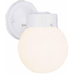 Volume Lighting 1-Light White Outdoor Wall Sconce White V1527-6 - All