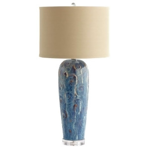 Cyan Design Translation Table Lamp Blue Glaze 06546 - All