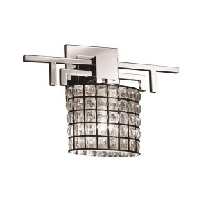 Justice Design Wall Sconce Wgl-8711-30-grcb-crom - All