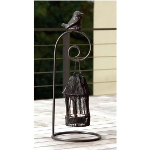 St. Croix Kindwer Large 13 Birdhouse Tealight Candle Holder Black A1190 - All