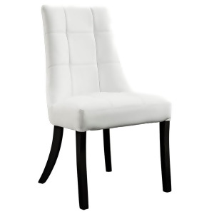 Modway Furniture Noblesse Vinyl Dining Side Chair White Eei-1039-whi - All